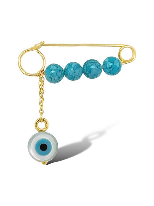 Xryseio Child Safety Pin made of Gold 14K