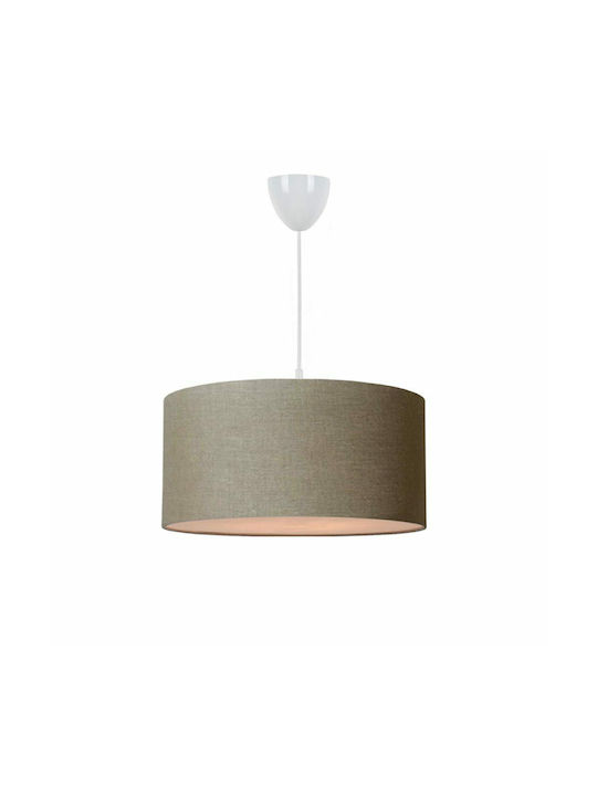 Pakketo PWL-1091 Pendant Light Beige with Socket E27 38x38x70cm