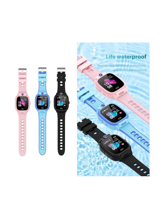 Kids Smartwatch Y31 with Rubber/Plastic Strap Black