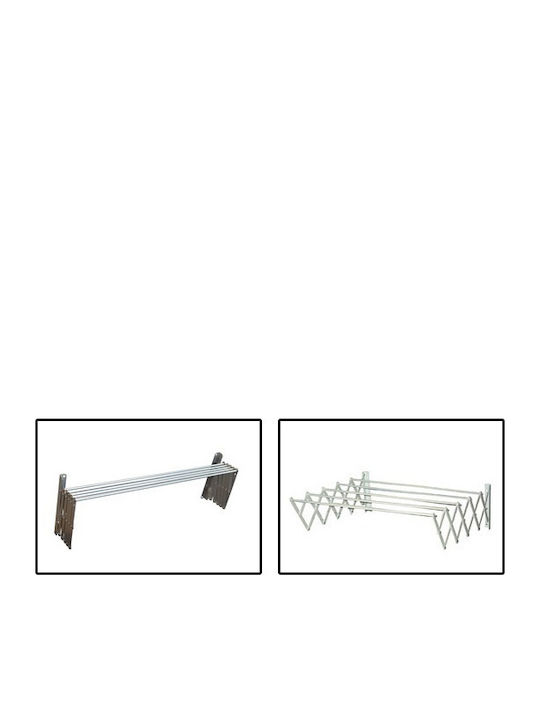 Clothes Aluminum Folding Wall Mounted Balcony Railings with Hanging Length 5m