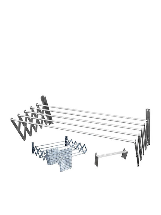 Clothes Aluminum Folding Wall Mounted Balcony Railings with Hanging Length 5m