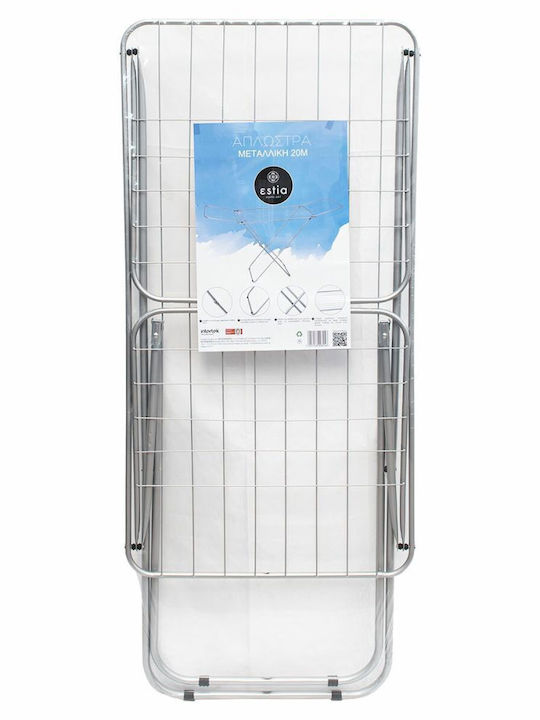 Floor Metal Folding Clothes Drying Rack 20m