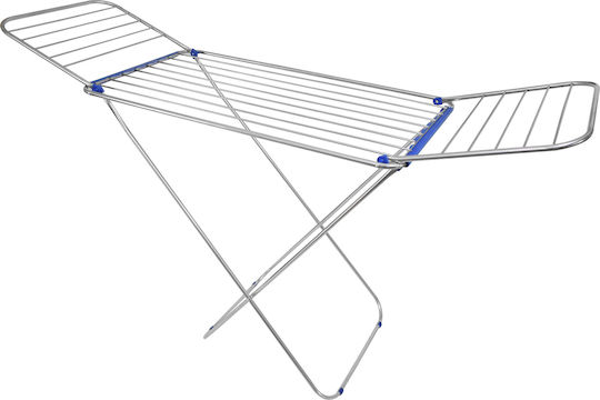 Floor Clothes Drying Rack Stainless Steel Folding 18m Estia Home Art 04-7300 00049217