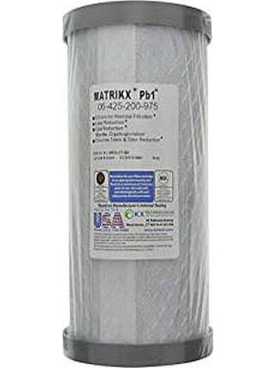 Matrikx Countertop and Under Sink Water Filter Replacement made of Activated Carbon 10" Big-Blue PB1 0.5 μm