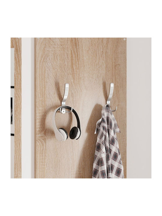 Vern Entry Furniture with Mirror / Hanger & Shoe Rack Sonama 80x27x190cm