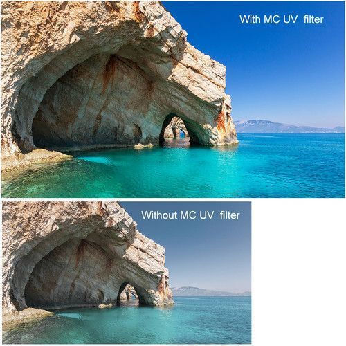 K&F Concept UV Filter Diameter 58mm with MC Coating Multi-Coated for Camera Lenses