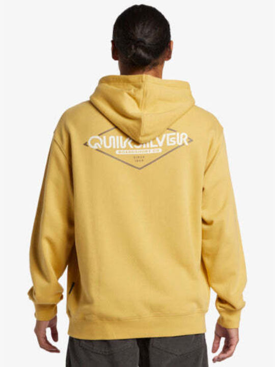 Quiksilver Men's Sweatshirt with Hood and Pockets Fall Leaf