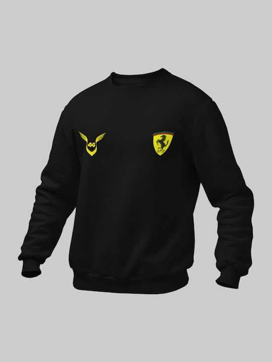 Fleece Kinder-Sweatshirt Black