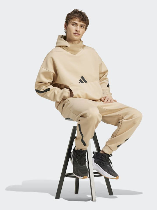 Z.N.E. Sweatshirt with Hood Beige