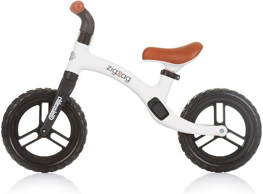 Chipolino Bicicletă de Echilibru pentru Copii Zig Zag Alb