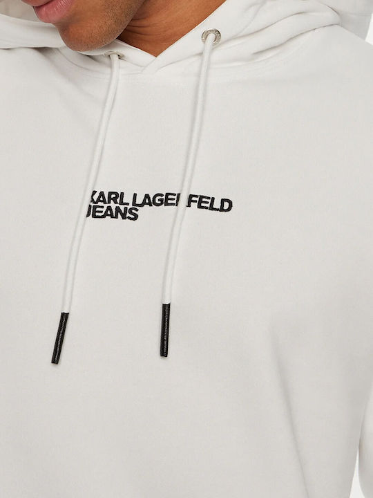 Sweatshirt with Hood White