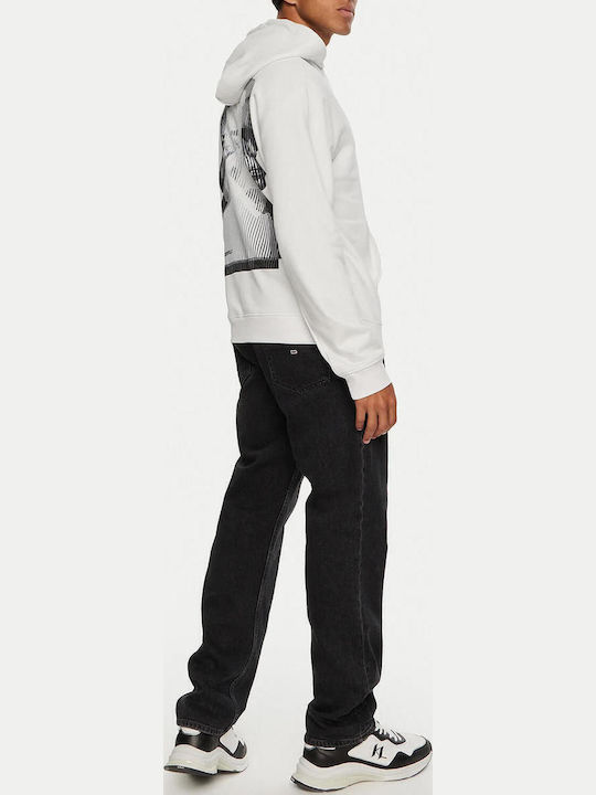 Sweatshirt with Hood White