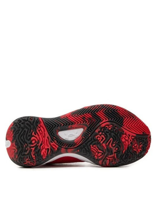 Lockdown 7 Kids Sports Shoes Basketball with Laces Red