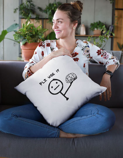 TKT Μαξιλάρι Καναπέ White 40x40εκ.