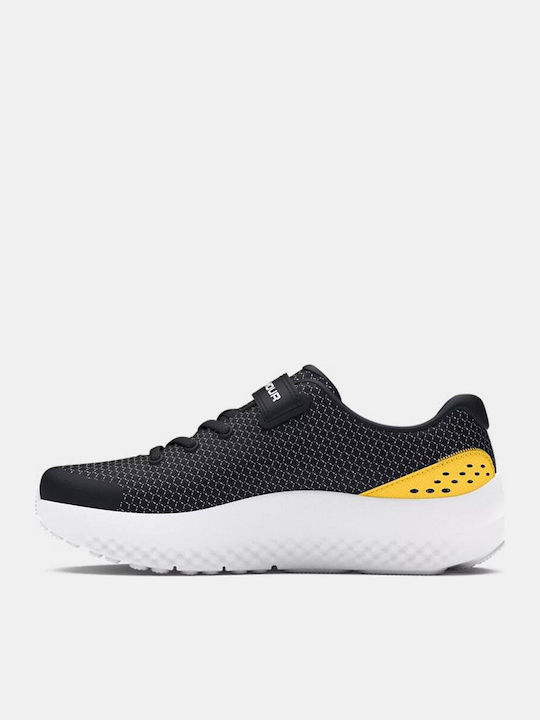 Surge 4 Kids Sports Shoes Running with Hoop & Loop Closure Black