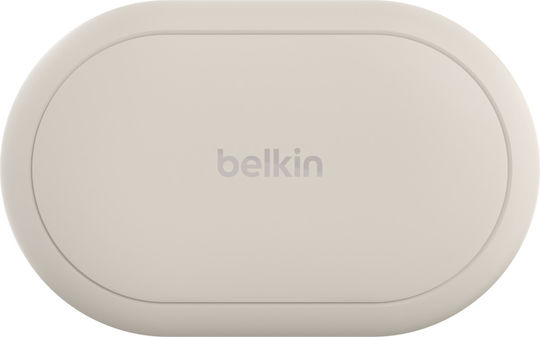 Belkin SoundForm ClearFit Open Ear Bluetooth Handsfree Ακουστικά με Αντοχή στον Ιδρώτα και Θήκη Φόρτισης Λευκά