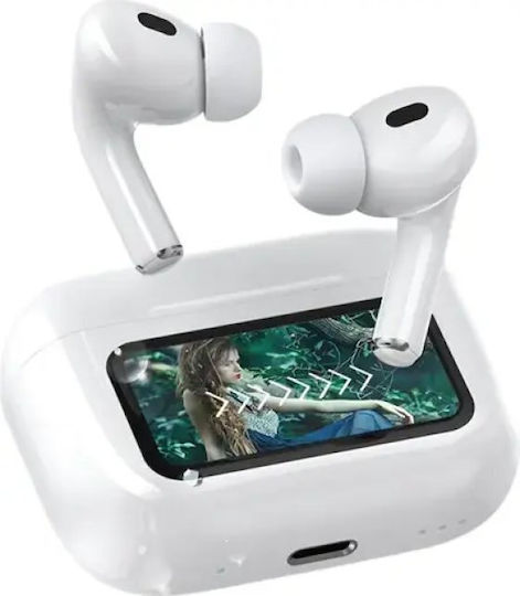 Riversong Airfly T2 In-ear Bluetooth Handsfree Ακουστικά με Αντοχή στον Ιδρώτα και Θήκη Φόρτισης Λευκά