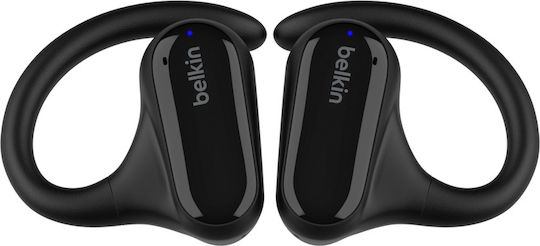 Belkin SoundForm ClearFit Open Ear Bluetooth Handsfree Earphones with Sweat Resistance and Charging Case Black