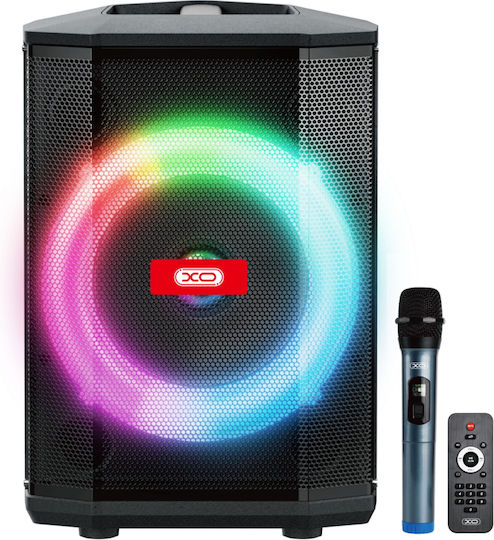 XO Ηχείο Karaoke με Ασύρματο Μικρόφωνο και Εφέ Φωτισμού F53 16.004.0053 Μαύρο