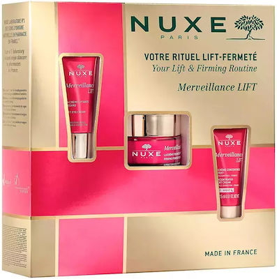 Nuxe Merveillance Lift Anti-aging Routine Lift-firmness Cream Powder Case 2 Pcs