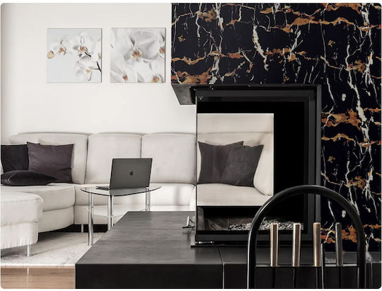 3D Wall Panel from PVC Black 280x122cm 3D Wall Panel from PVC Black 280x122cm