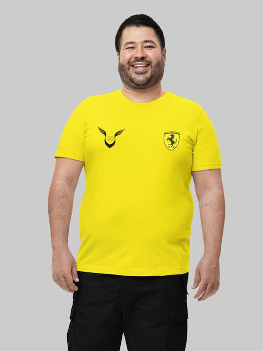 Lewis Hamilton Ferrari Plus Size T-shirt Wings Black