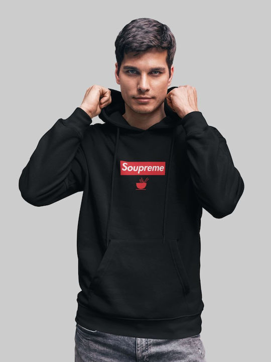 Soupreme Logo Parody Φούτερ Κουκούλα White