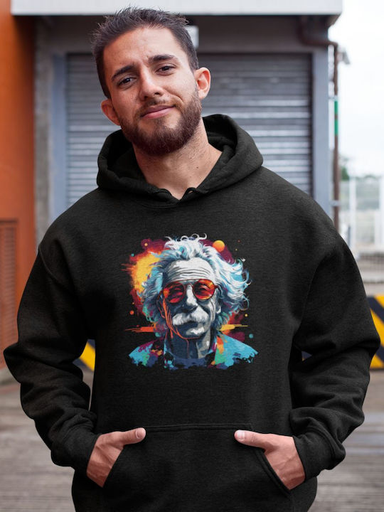 Albert Einstein Hoodie White