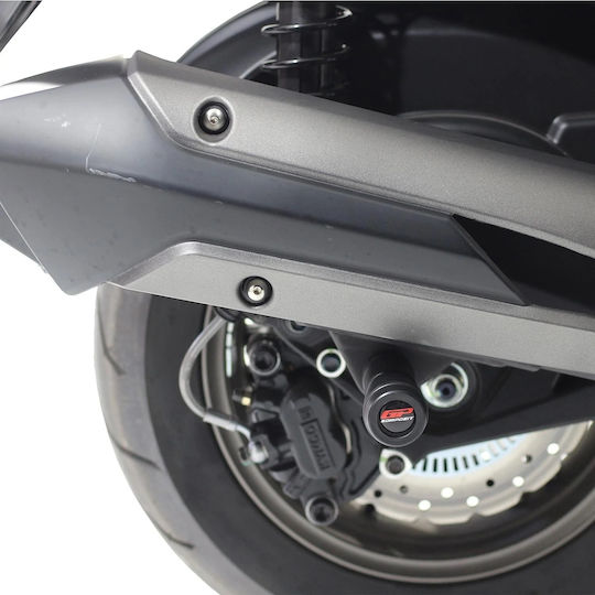 GP Kompozit Προστατευτικό Εξάτμισης Μοτοσυκλέτας Kymco X-Town 250i 2020-2022 Μαύρο
