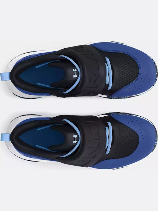 Gs Zone Bb 2 Kids Sports Shoes Basketball with Hoop & Loop Closure Blue