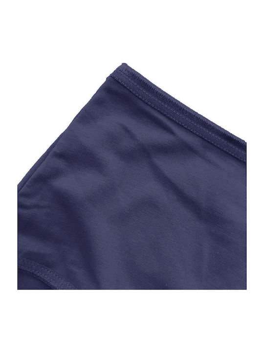 Hochtailliert Damen Slip Blau