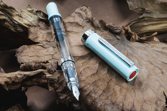 Twsbi Calligraphy Pen Broad Green with Green Ink