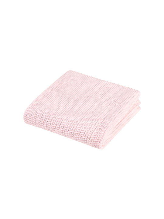 Kikka Boo Blanket Nursery Swaddling Blankets Knitted Pink Pink 75x100cm