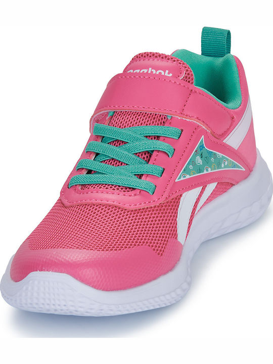Rush Runner Rush Runner 5 ALT Kids Sports Shoes Running with Hoop & Loop Closure Pink