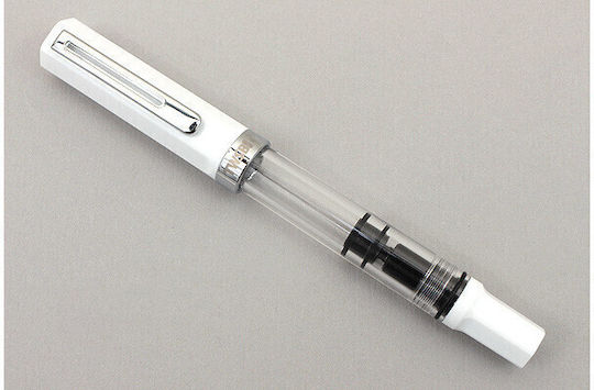 Twsbi Eco White Piston Πένα Καλλιγραφίας Medium Λευκή
