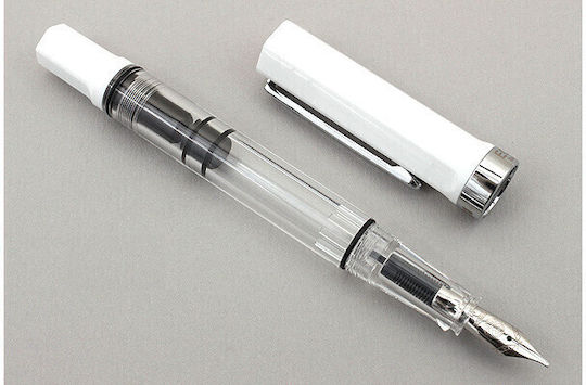 Twsbi Eco White Piston Πένα Καλλιγραφίας Medium Λευκή