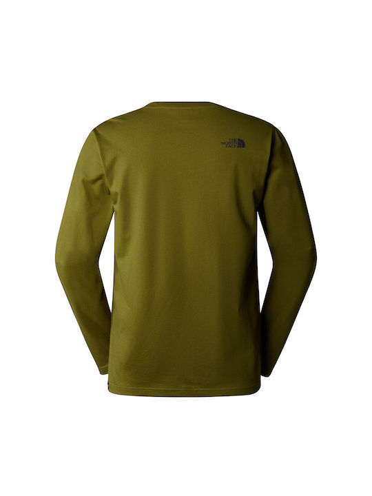 The North Face Simple Dome Herren Langarmshirt Grün