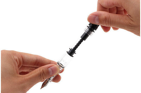 Twsbi Piston Filling Calligraphy Pen Medium Black with Black Ink