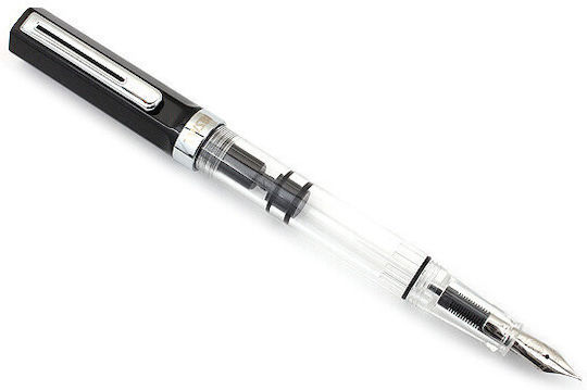 Twsbi Piston Füllfederhalter Kalligraphie Breite Schwarze mit Schwarzer Tinte