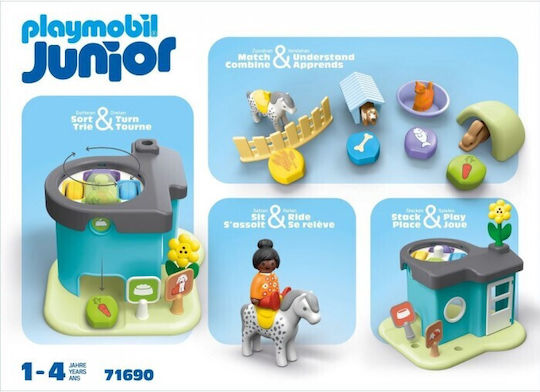 Playmobil Junior Small Animal Guesthouse for 1-4 years old
