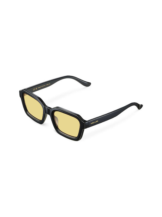 Meller Nayah Sunglasses with Black Plastic Frame and Yellow Polarized Lens NAY3-TUTSUN