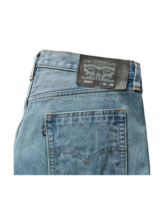 Skateboarding Herren Jeanshose mit Lose Baggy Anwendung Med Indigo-worn In