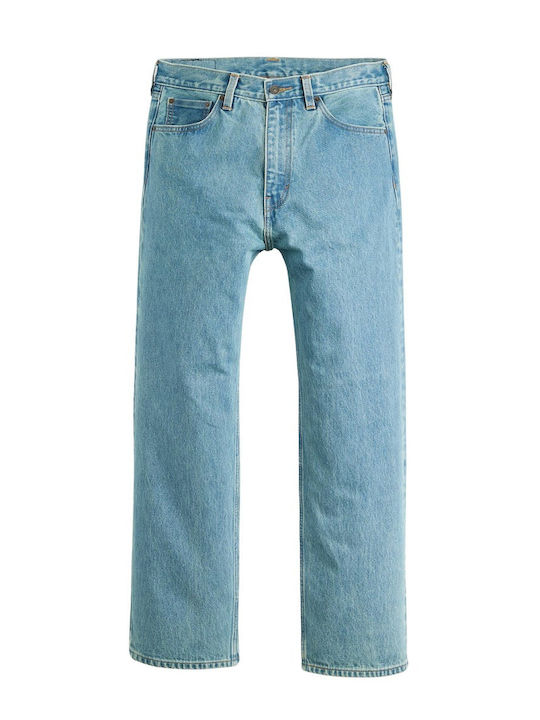 Skateboarding Herren Jeanshose mit Lose Baggy Anwendung Med Indigo-worn In
