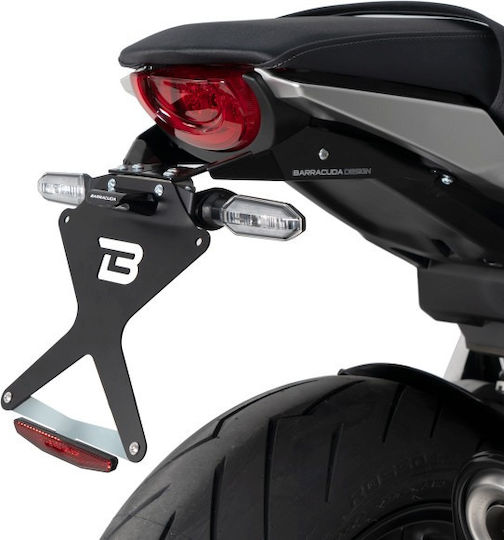Barracuda Foldable Motorcycle License Plate Holder