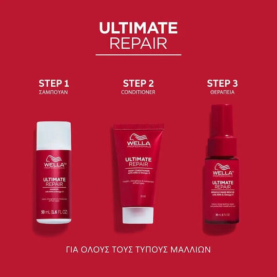 Ultimate Repair Σετ Περιποίησης Μαλλιών Αναδόμησης & Θρέψης για Ταλαιπωρημένα Μαλλιά με Σαμπουάν, Conditioner και Serum 3τμχ