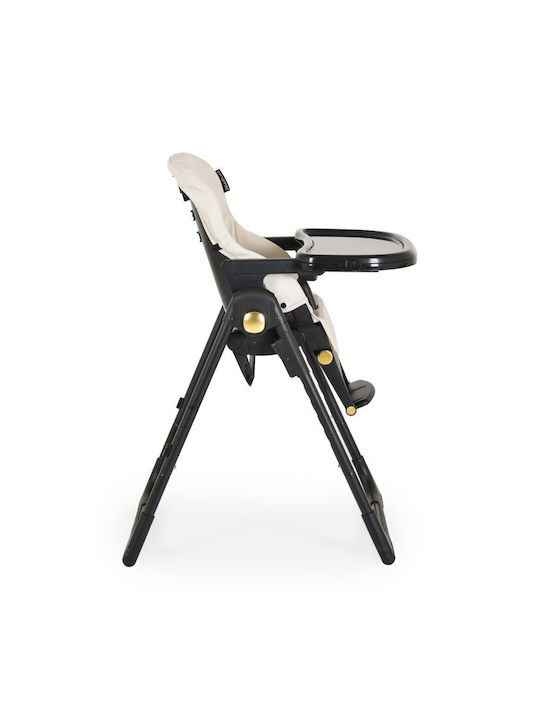 Cangaroo Tiramisu Foldable Baby Highchair 2 in 1 with Adjustable Height Beige
