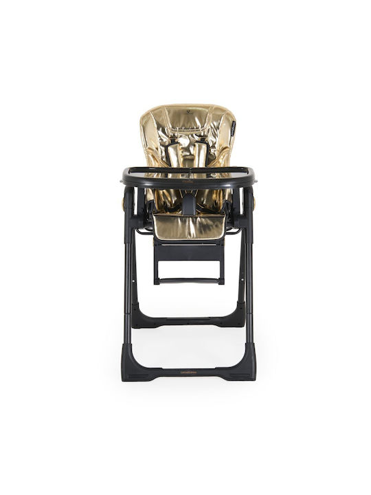 Cangaroo Tiramisu Foldable Baby Highchair 2 in 1 with Adjustable Height Gold Limited Edition