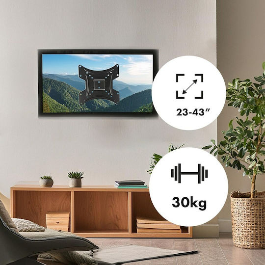 Βάση Τηλεόρασης Τοίχου έως 30kg