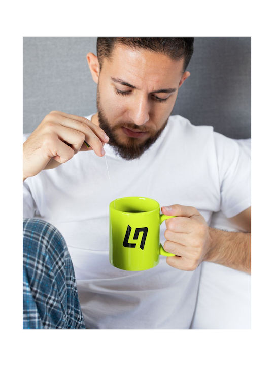 TKT Becher Keramik Gelb