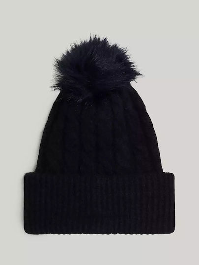 Beanie Γυναικείος Σκούφος Πλεκτός σε Μπλε χρώμα